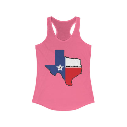 Women's Racerback Tank- Texas