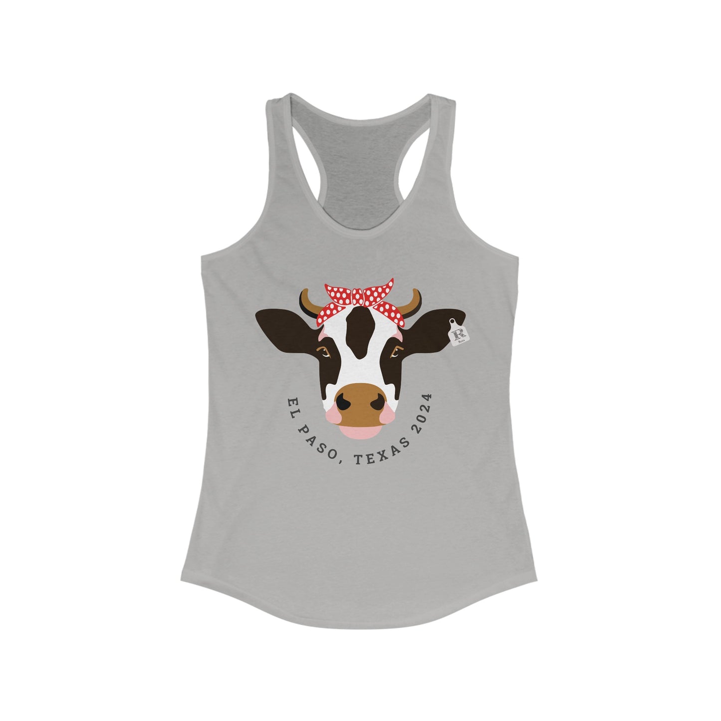 Women's  Racerback Tank- Moo Moo