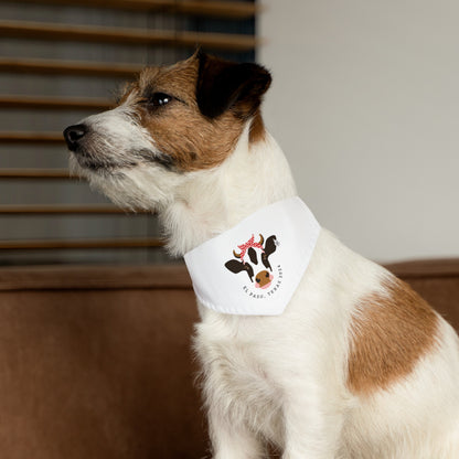 Pet Bandana Collar- Moo Moo